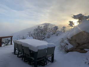 View of mountain backdrop