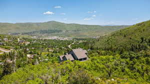 View of mountain backdrop