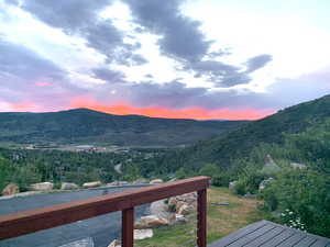 View of mountain backdrop