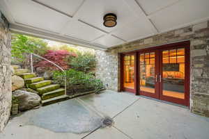 View of patio / terrace with french doors