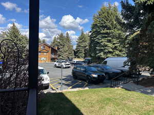 View of uncovered parking lot