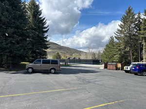 View of road featuring a mountain view