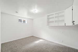 Interior space with baseboards