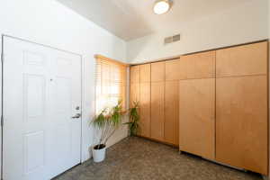 Entryway with visible vents