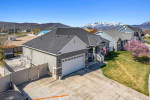 Exterior space featuring a mountain view and a residential view