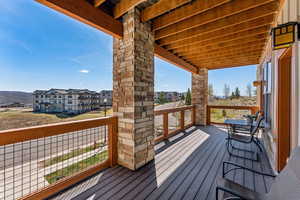 View of deck