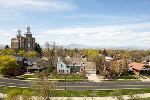 Exterior space with a mountain view and a residential view