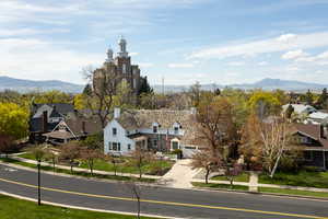 Exterior space featuring a residential view