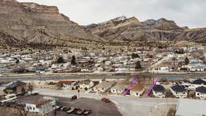 View of Book Cliffs and Cottage Row