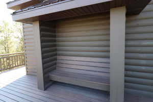 View of deck