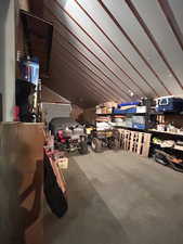 View of attic