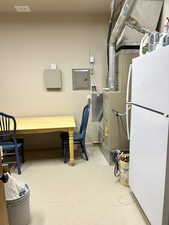 Utility room featuring electric panel