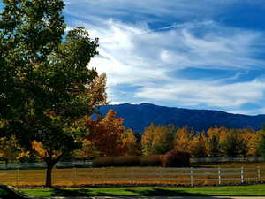 View of mountain feature featuring a rural view