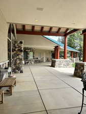 View of patio
