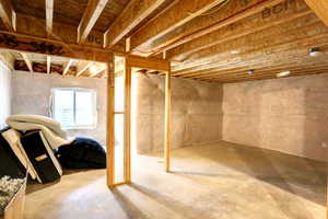 View of basement