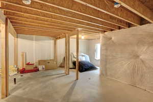 View of basement