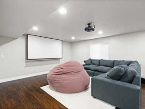 Basement family/media room