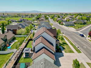 Drone photo towards the west