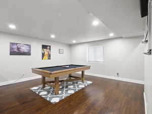 Basement family room