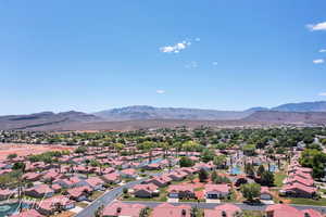 Aerial view of mountains