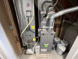 View of utility room