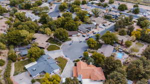 Drone / aerial view featuring a residential view