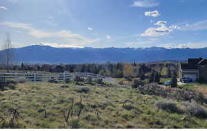 center of lot looking west