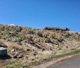 front of lot from street