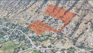 Bird's eye view of land