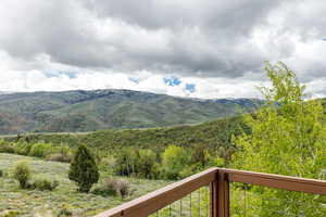 View of mountain backdrop