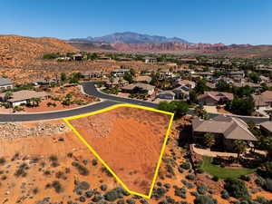 Pine Valley and the Red Cliffs. Walk-Out Basement Lot Under Construction