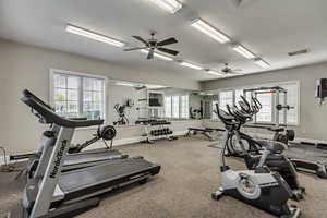Workout area