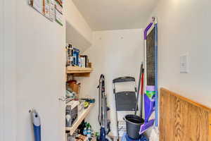 View of storage room