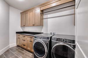 Upstairs laundry room