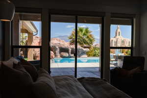 Primary bedroom view