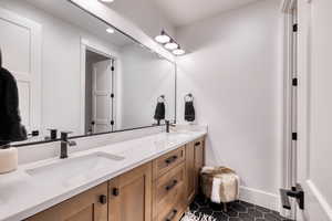 Bathroom 5 with double sink vanity