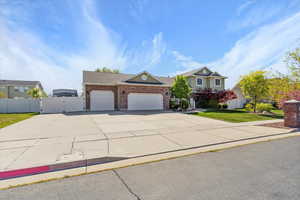 Extra deep 3 car garage and RV pad - rare for this neighborhood