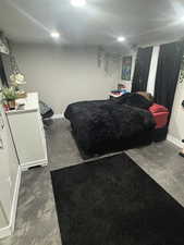 Bedroom featuring baseboards