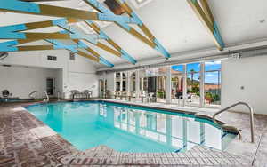 View of pool