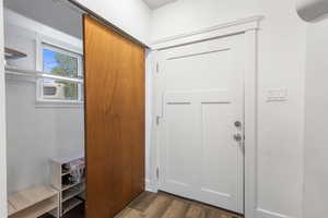 Coat Closet at Foyer, front entry