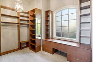 Spacious Primary Walk in Closet