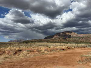 Mountain view featuring a rural view