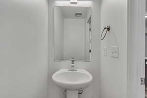 Bathroom featuring a sink