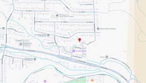 Map of property with streets / nearby areas