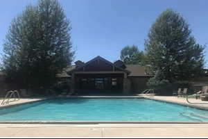 Pool featuring a patio area