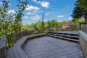 View of deck