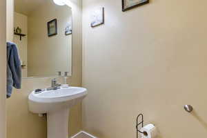 View of bathroom