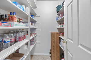 View of storage area
