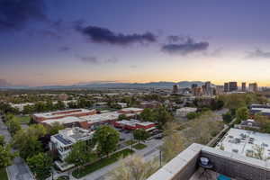 View of urban area featuring a mountainous background