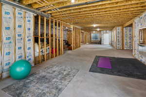 Unfinished basement